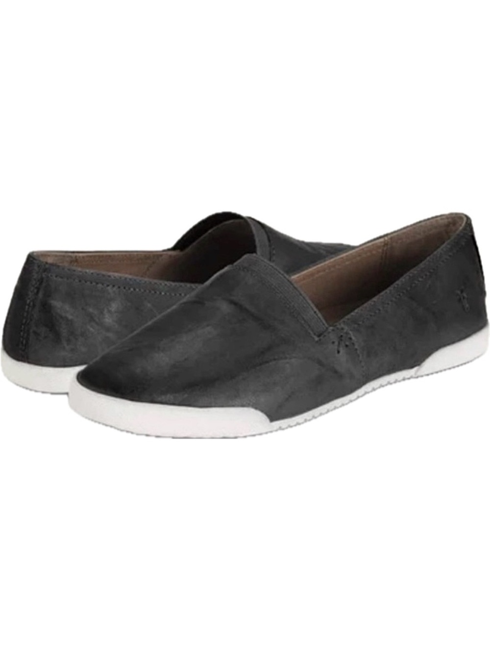Frye Melanie Slip On Leather Sneakers black size 11 M